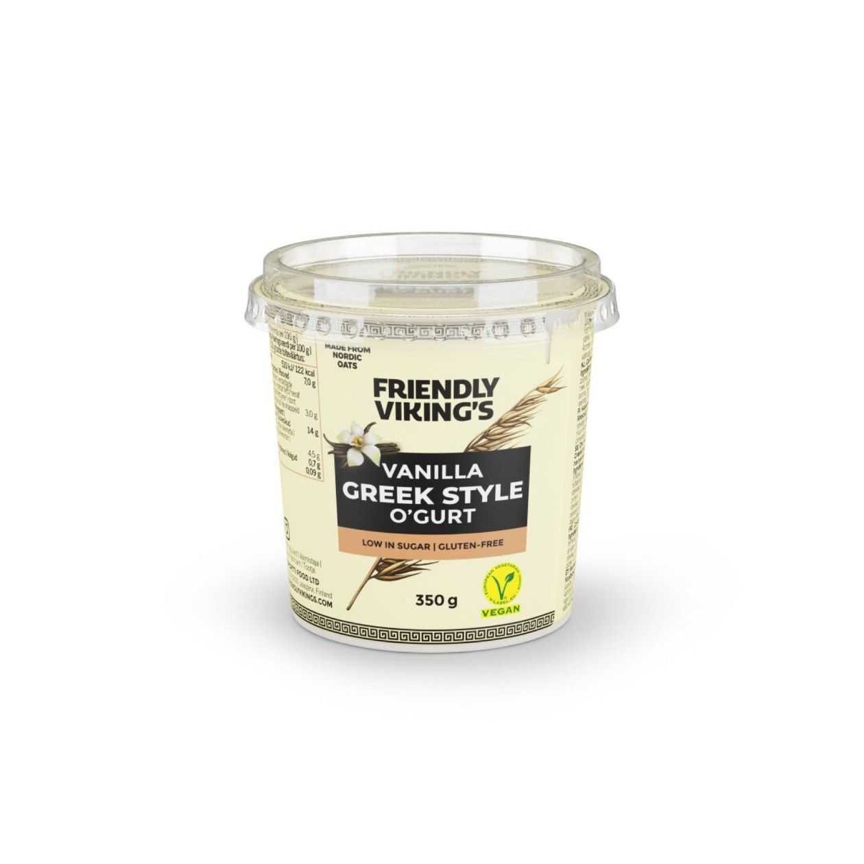 Friendly Viking's, kreekapärane vanilli kaerasuupiste, 350g