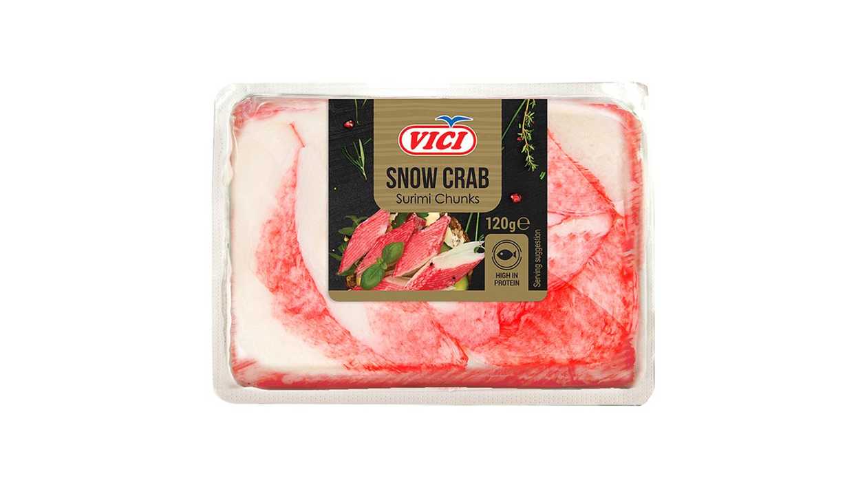 Krabju gaļa VIČI Snow Crab 120g