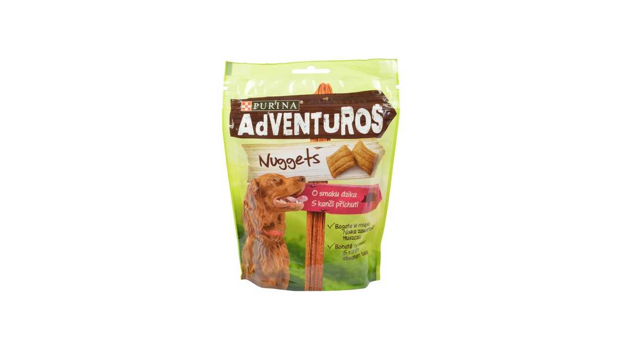 Gardums suņiem ADVENTUROS Nugg. 90g