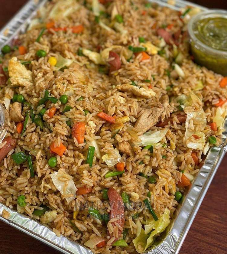 Assorted fried rice with chicken