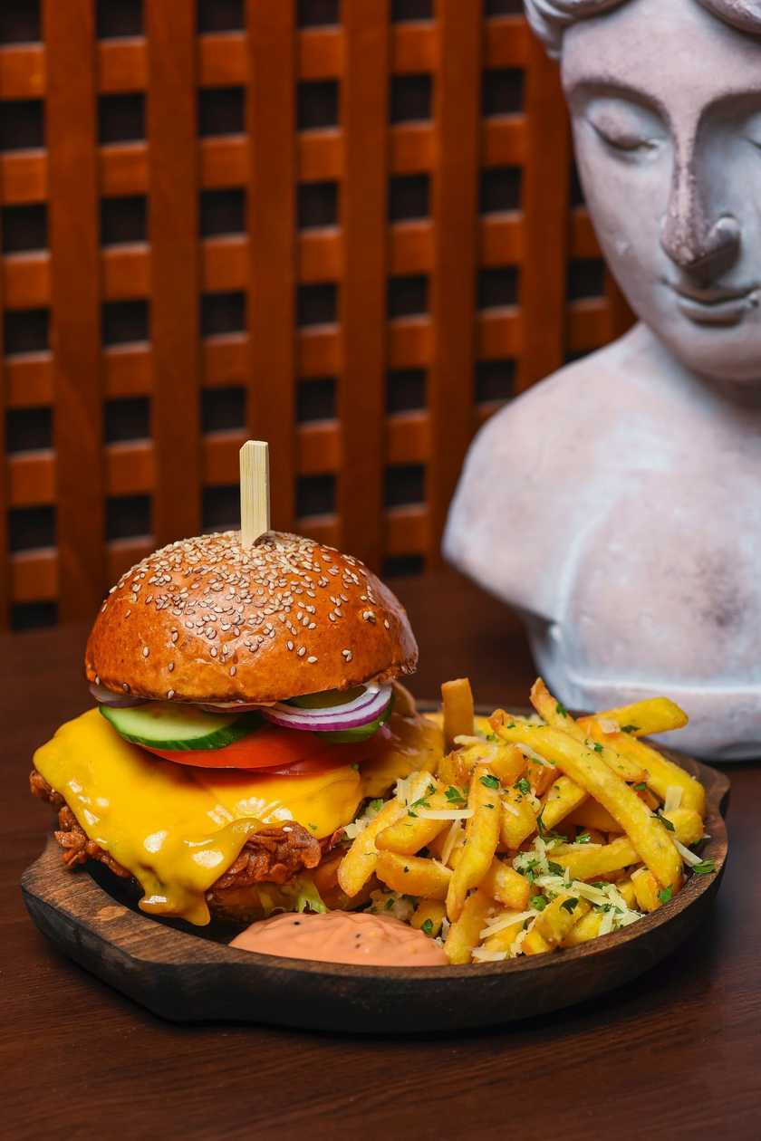Crispy burger
