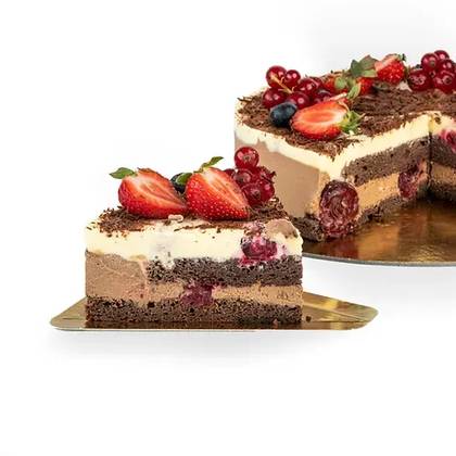 Tort Duo Mousse cu Visine cu stevia