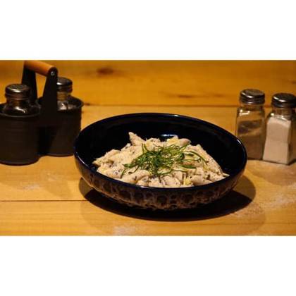 Tagliatelle al Tartufo Funghi e Olive