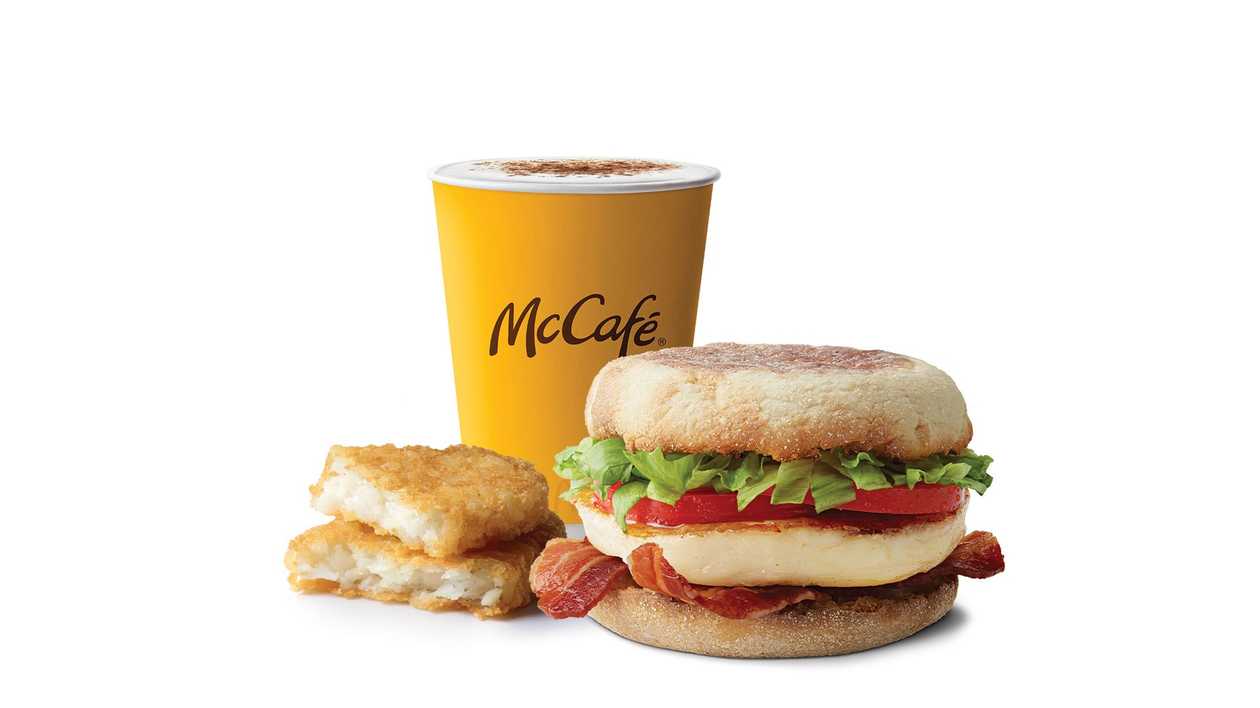 Bacon Halloumi Muffin Meal