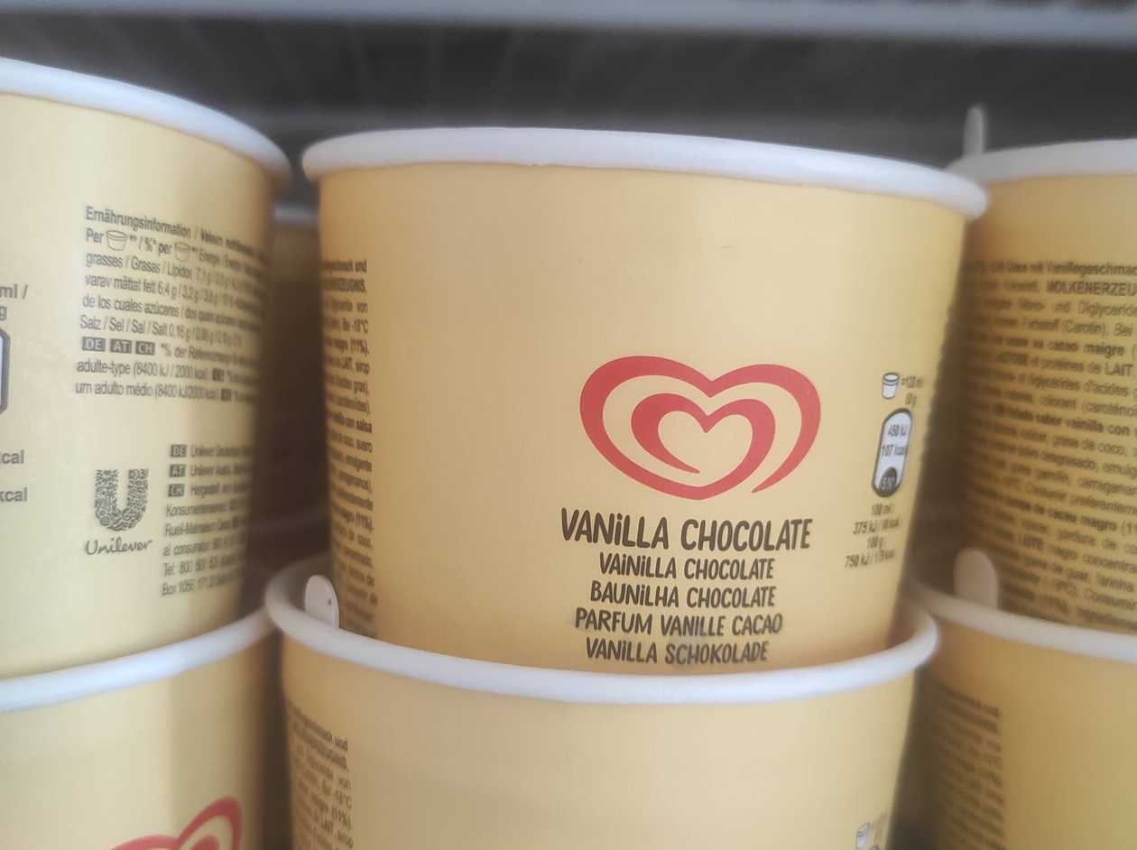 Vanilla Cup Ice Cream