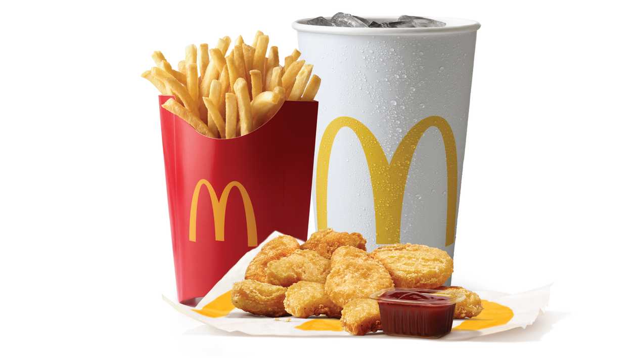 Large 9 Chicken McNuggets Meal