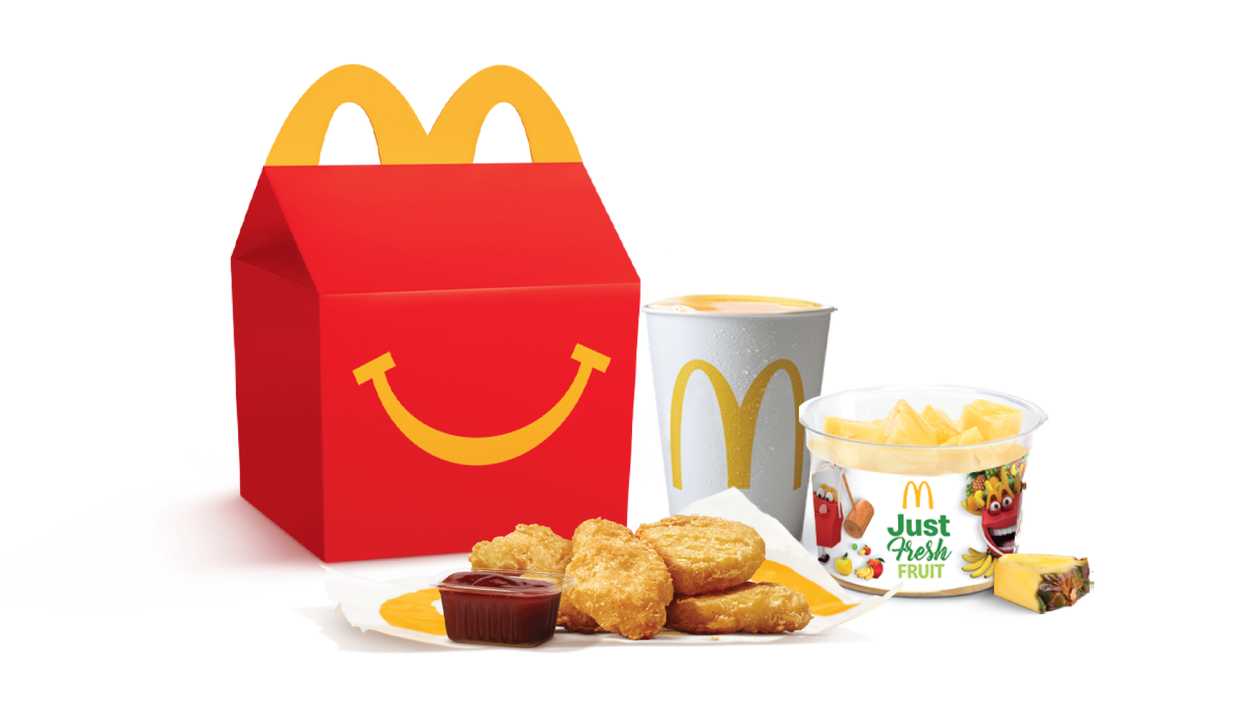 Happy Meal Chicken McNuggets With Pineapple Stick