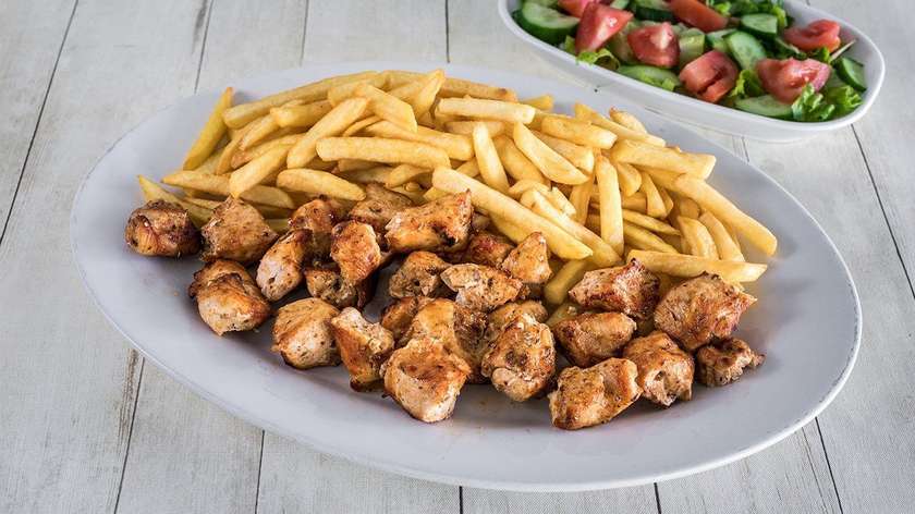 Κοτόπουλο Σουβλάκι Mερίδα