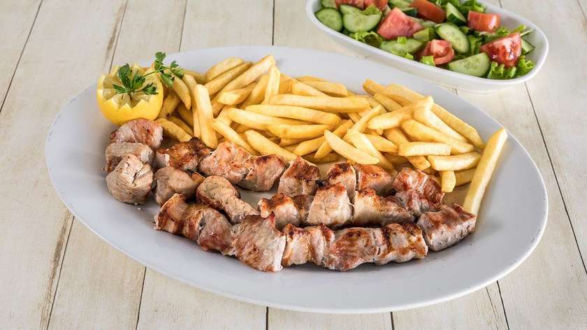 Χοιρινό Σουβλάκι Mερίδα