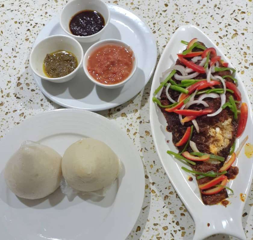 Banku & Tilapia