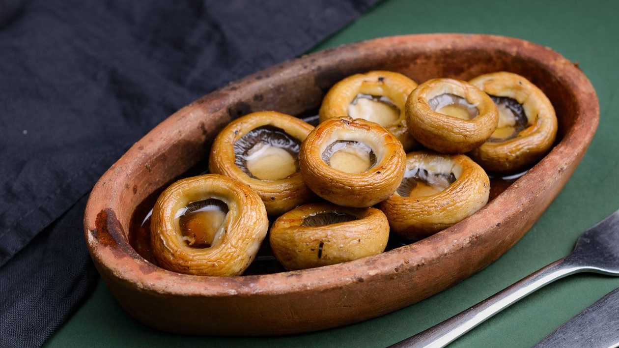 Fried Field Mushroom