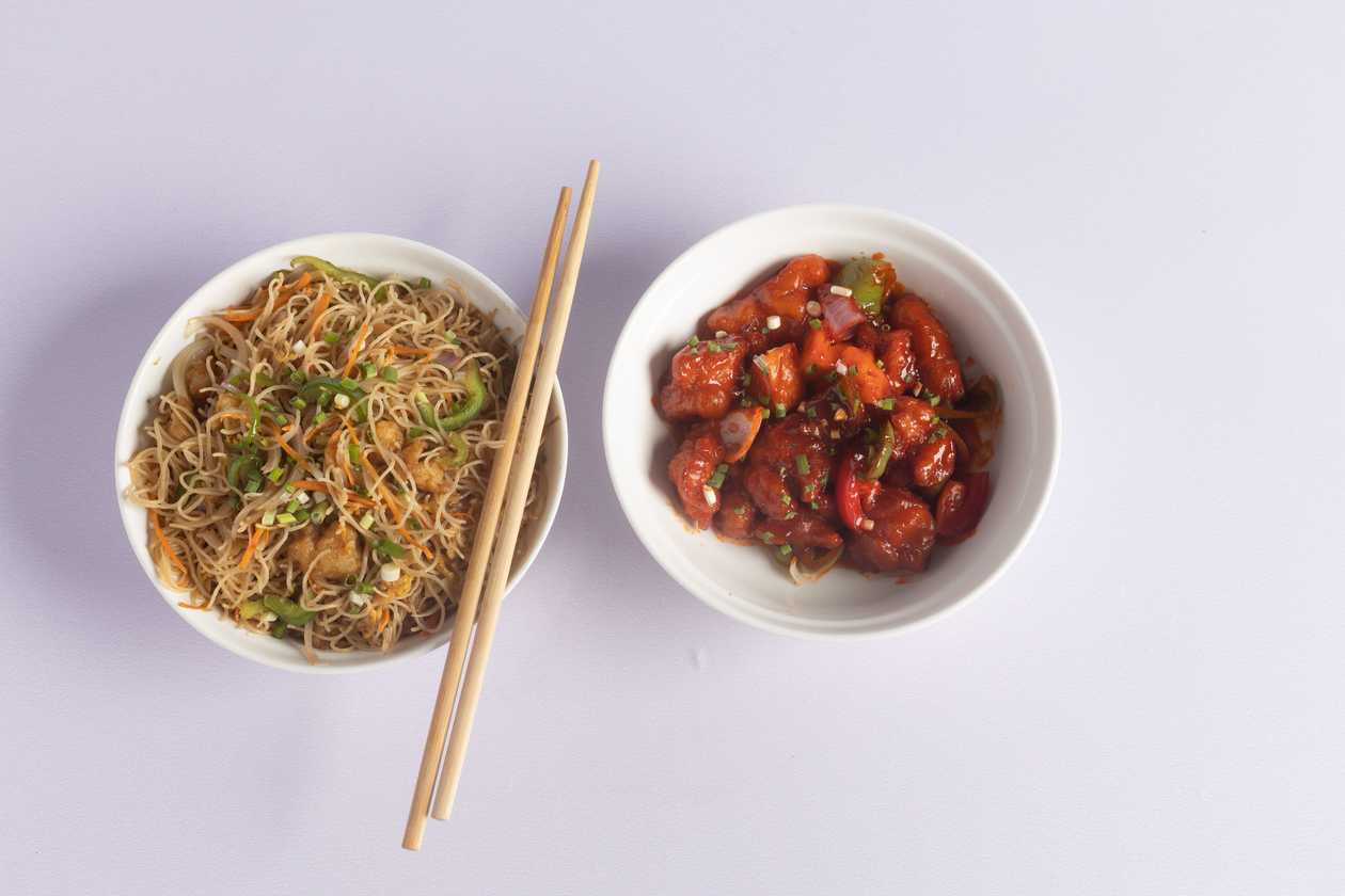Singapore Noodles with Sauce Combo