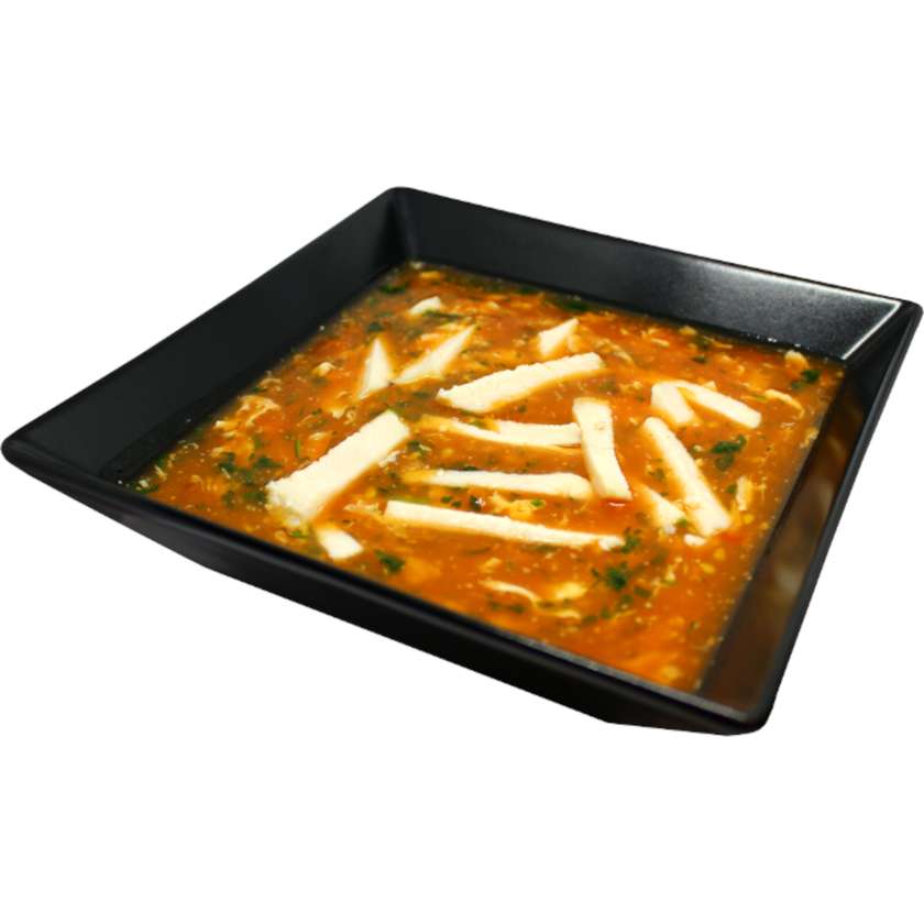 307. Tomato soup with chicken