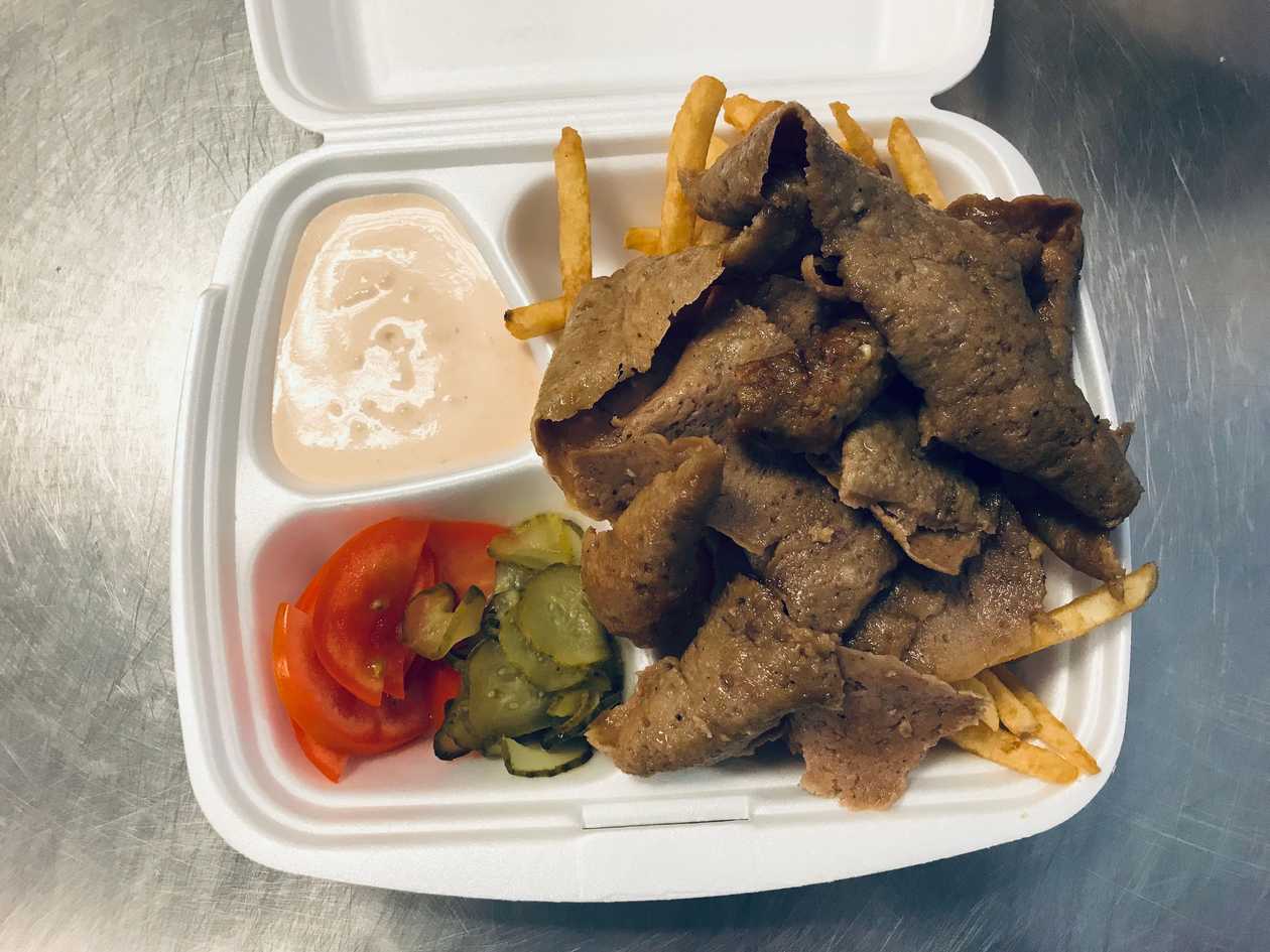 French Fries with Kebab
