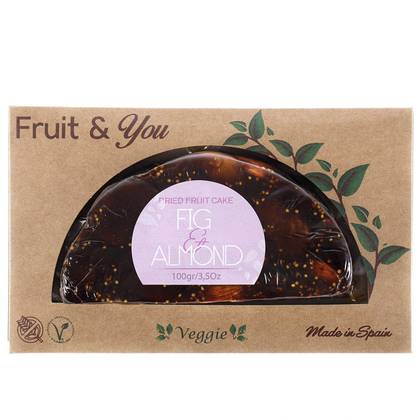 Vaisių pyragas FRUIT&YOU su figomis ir migdolais 100g