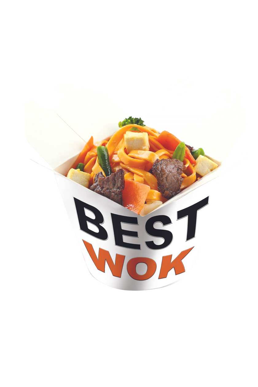 Удон із качкою, овочами, тофу та соусом Шанхай