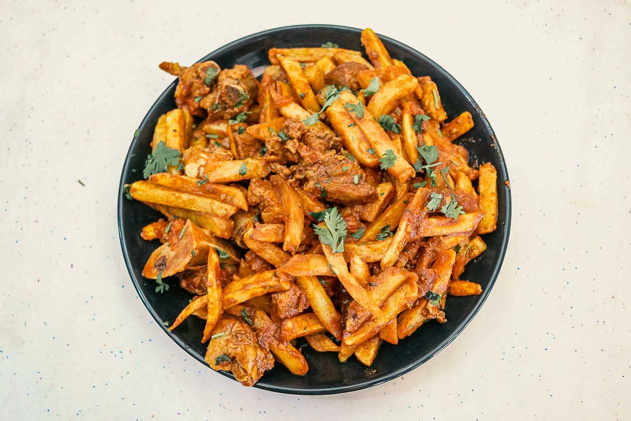 Stir-Fry Pork and Fries