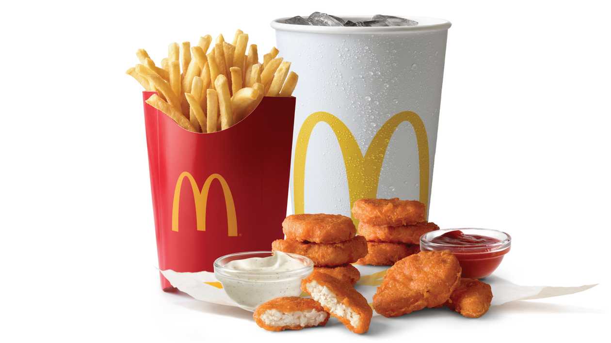 Large 9 Spicy McNuggets Meal