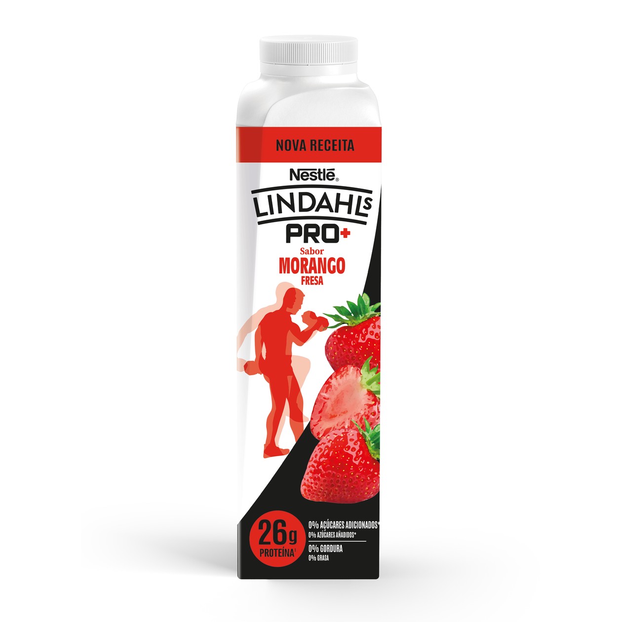 Iogurte Proteina Morango Lindahls 330 ml