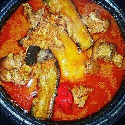 Kokonte with Palmnut Soup