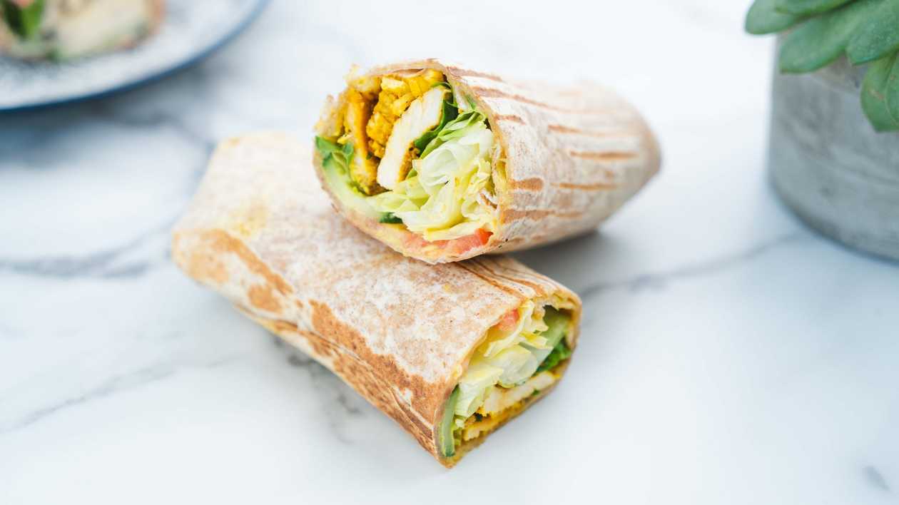 Indian Chicken Wrap
