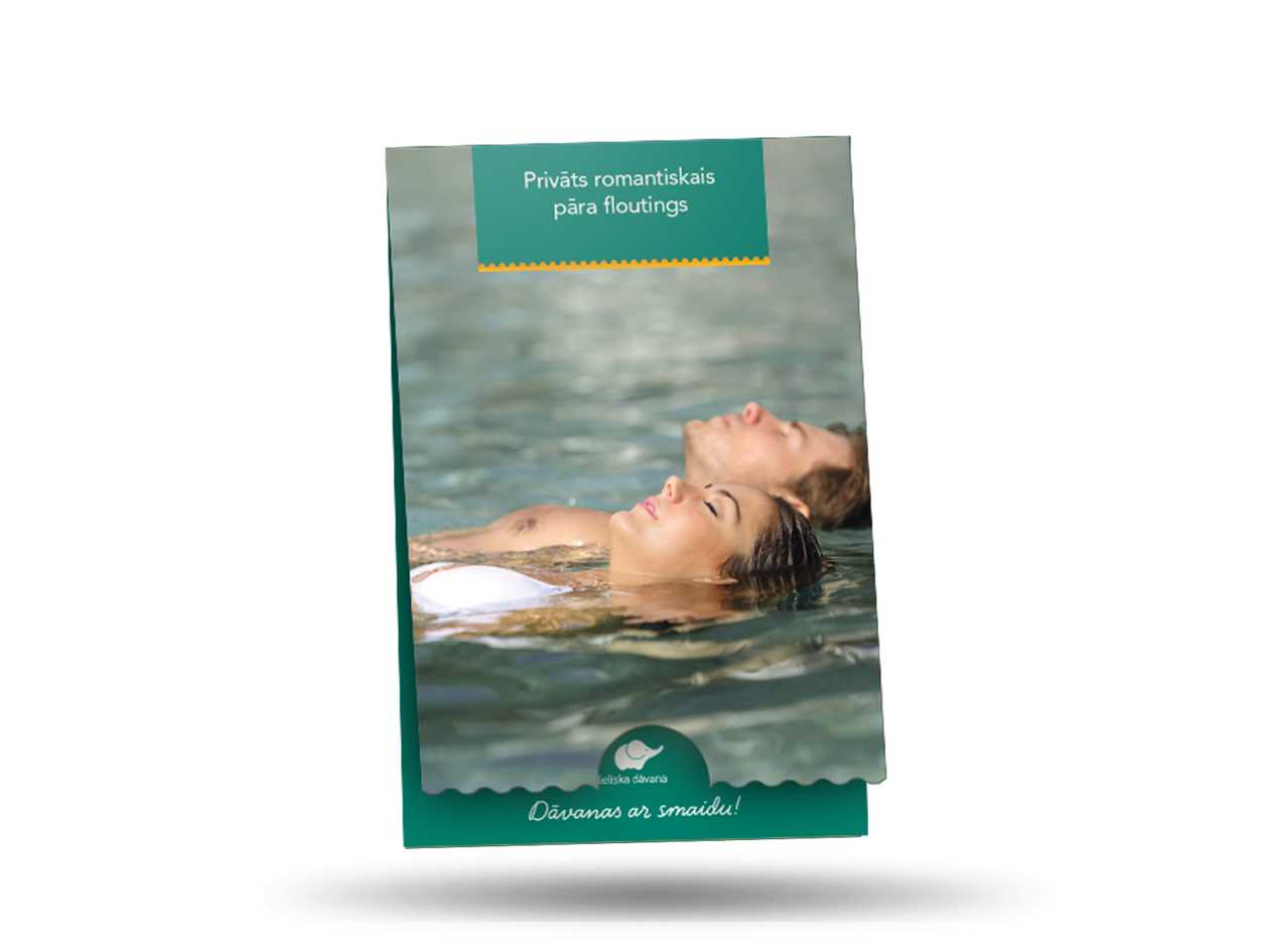 Private romantic couple floating