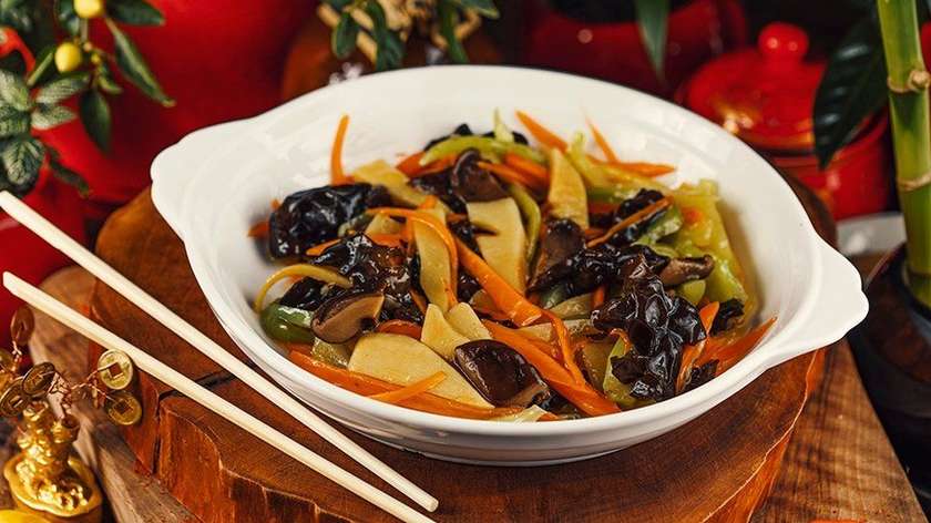 C14-Wood Ear Mushrooms In Soy Sauce.