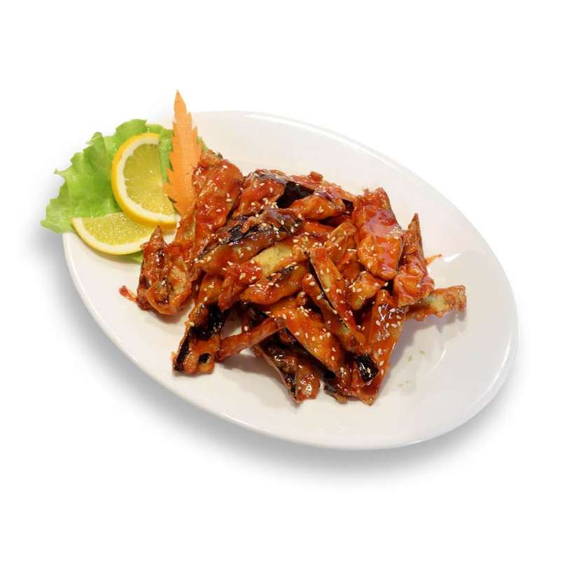 81. Crispy Eggplant in Honey Sauce