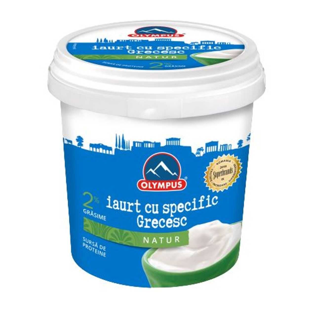 Olympus, Iaurt cu Specific Grecesc 2% Grasime, 900 g