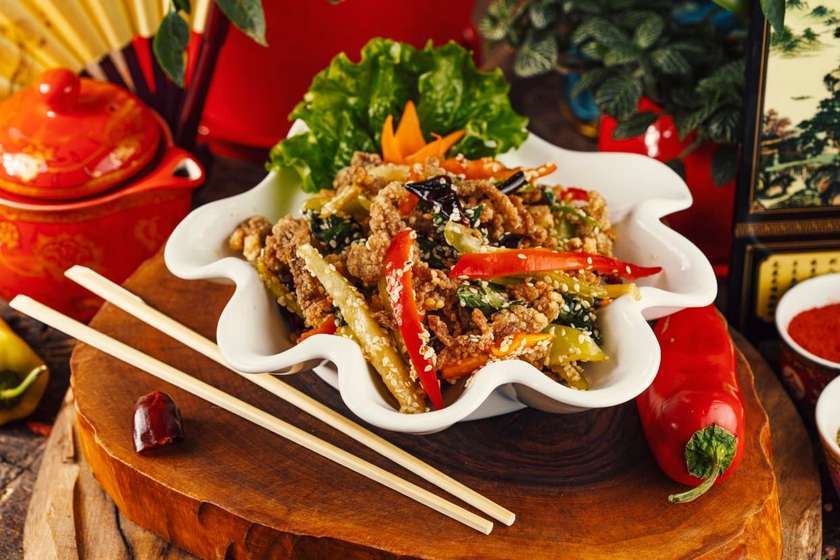 H9-Fried Squid With Sesame Seeds