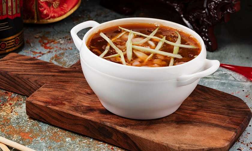 A7-Chicken Soup With Bamboo And Soy Sauce
