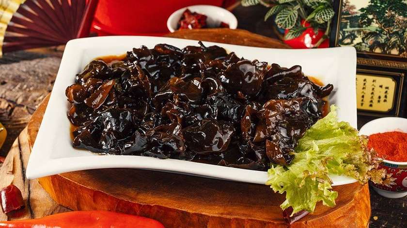 C12-Wood Ear Mushrooms In Soy Sauce.
