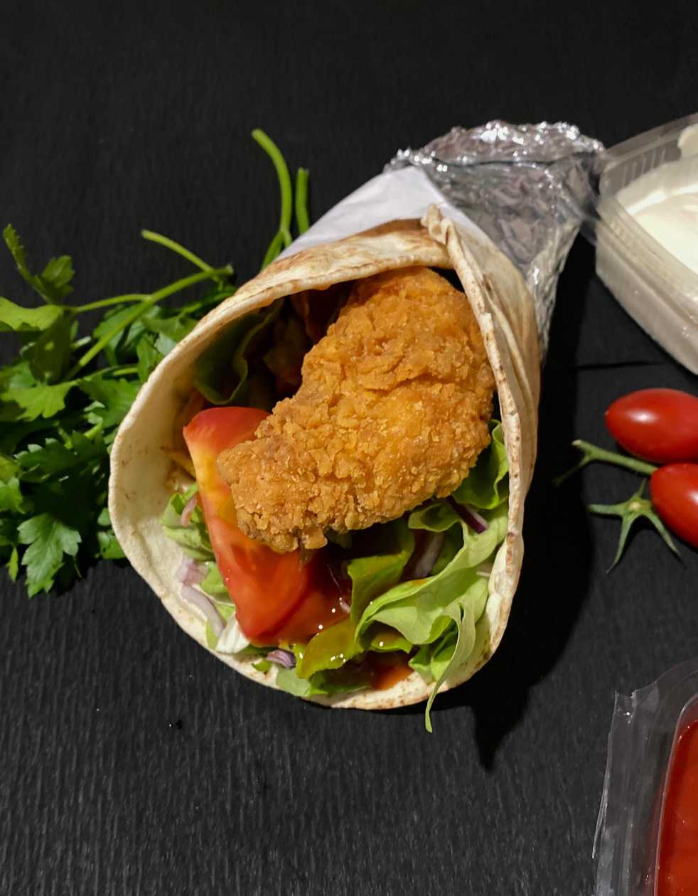 Crispy de pui la lipie (420gr)