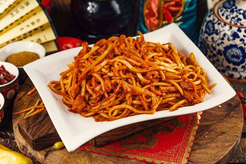 D14-Noodles With Fried Beef