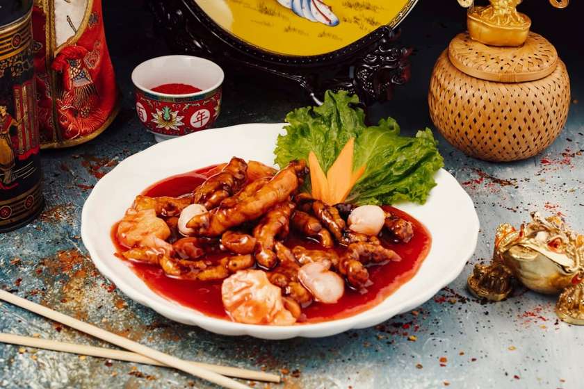 E2- Pork With Pineapple And Lichi "Gulao"