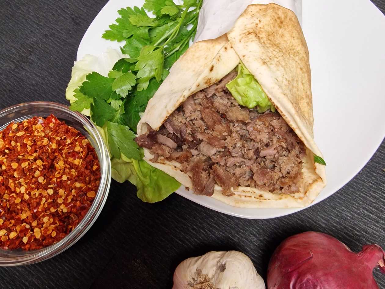 Shaorma de vițel și berbecuț mare (420gr)