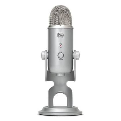 Blue Yeti (Silver) kondensatorinis mikrofonas