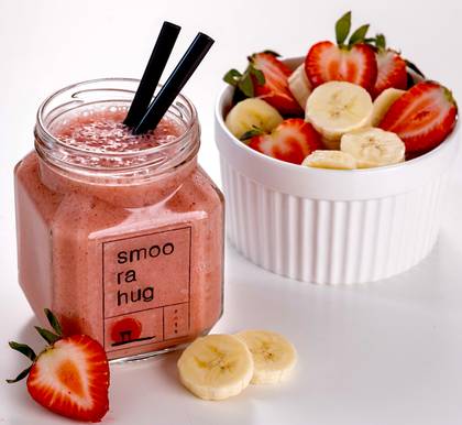 Pink Yang: căpșuni, banane 400 ml