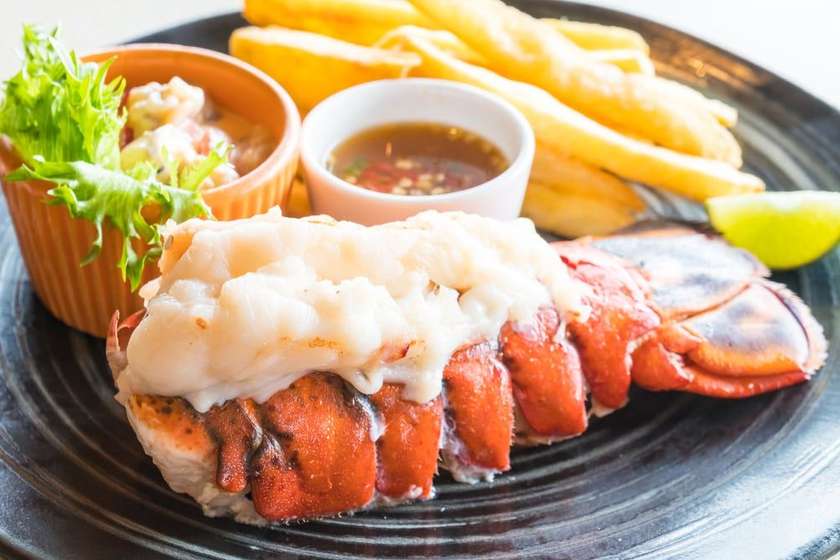 Stir Fried Lobster With Potatoes or Rice