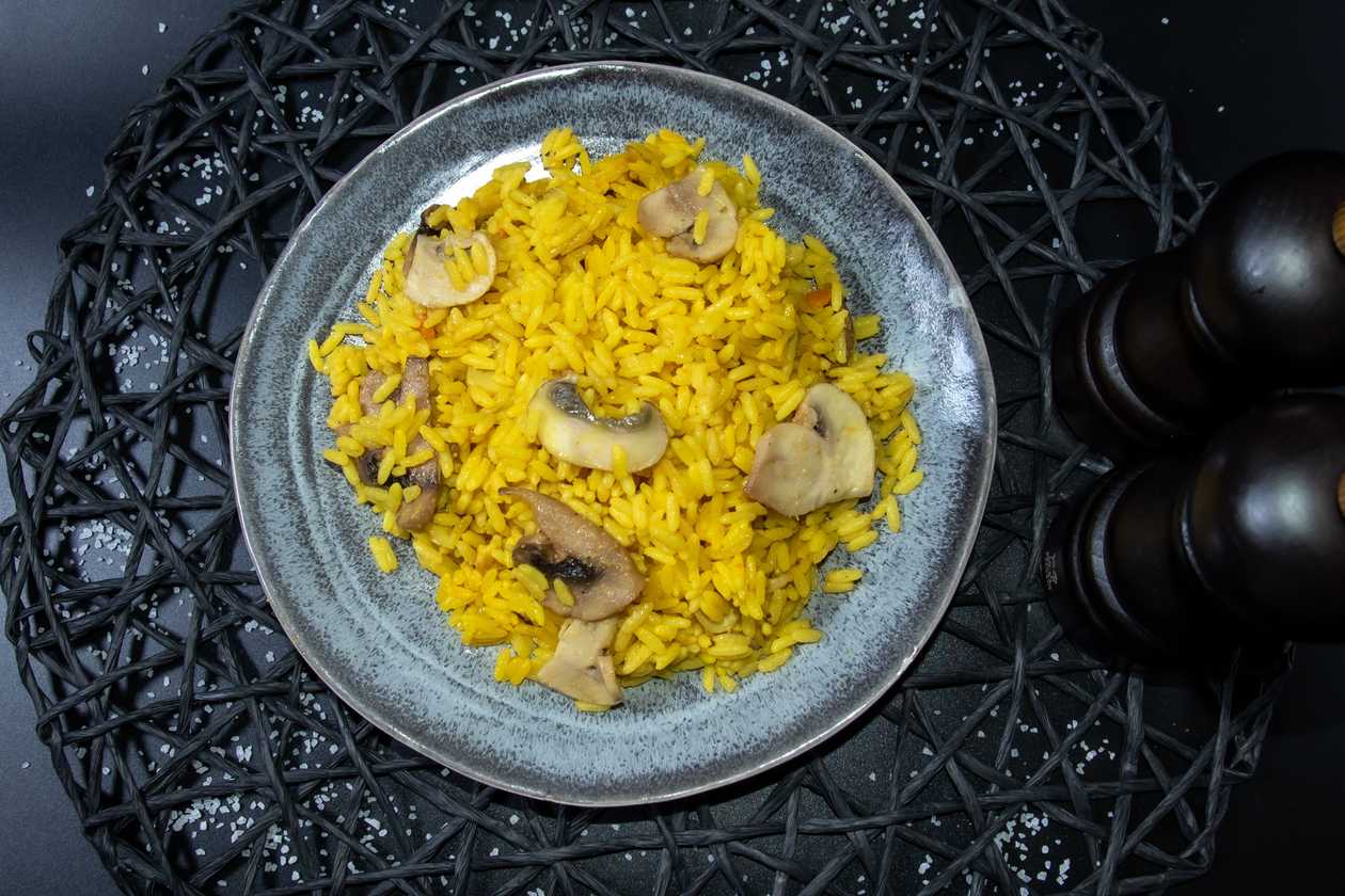 Rice with mushrooms