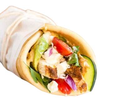 Shawarma with a Drink