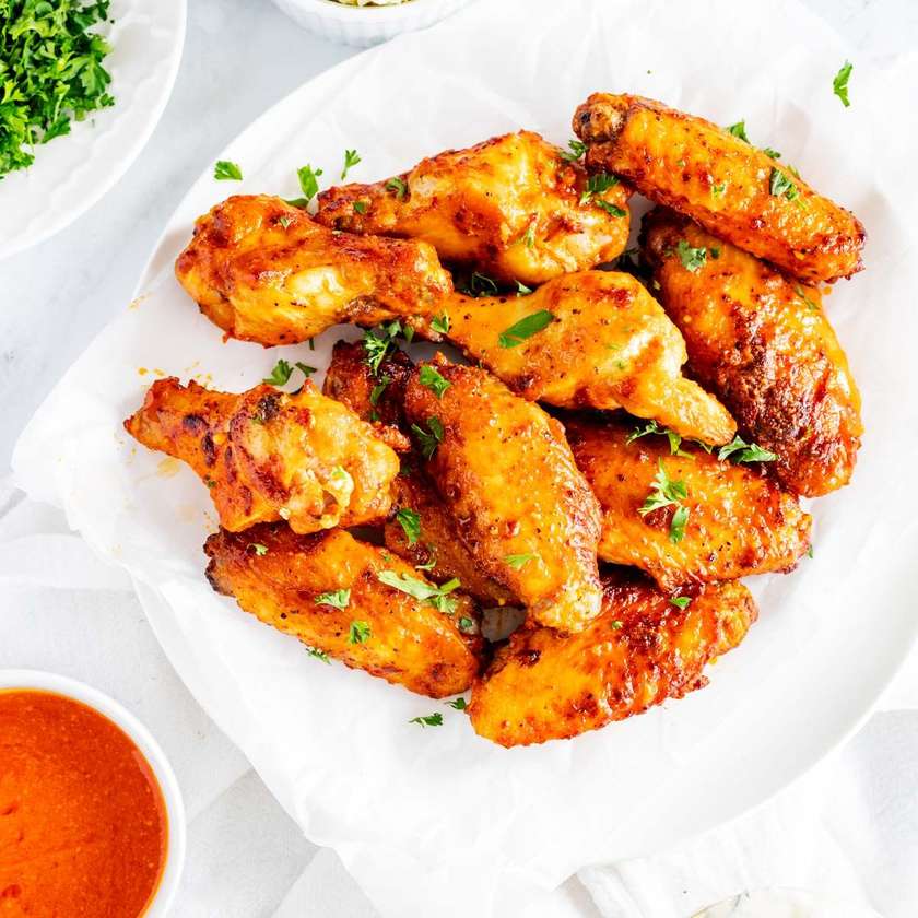 Peppered Grilled Chicken Wings