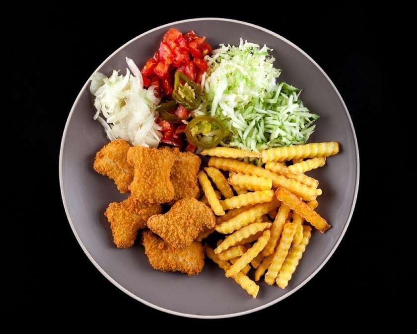 Chicken nuggets (in a hot air fryer)