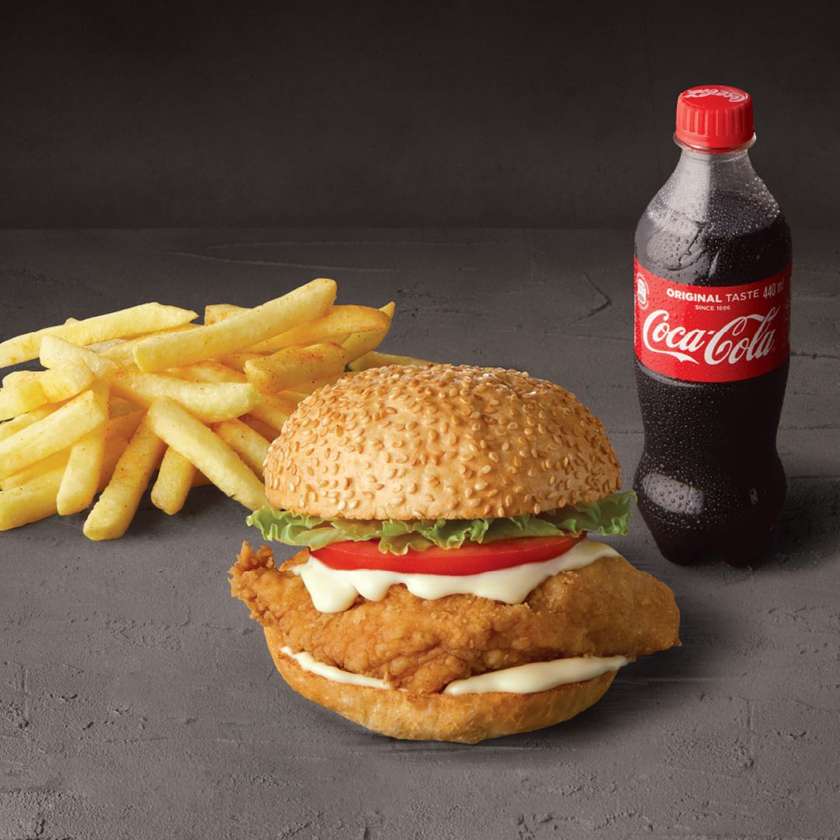 Chicken Burger Combo