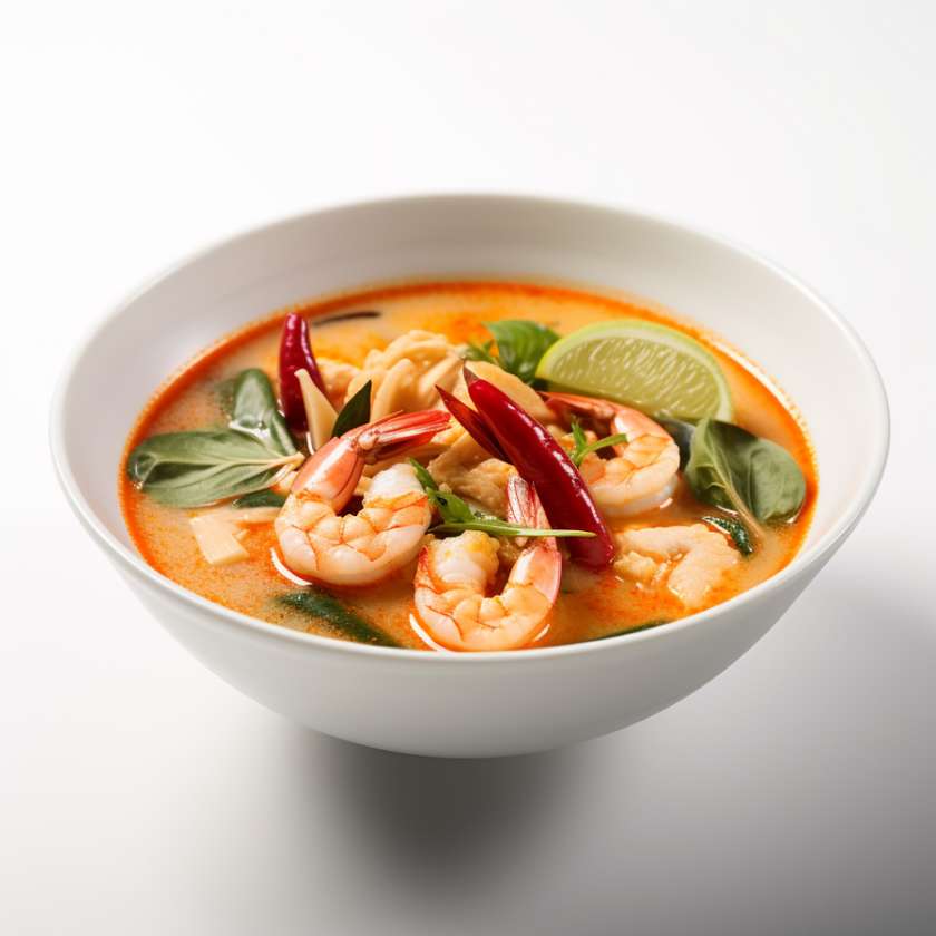Thai Tom Yum with shrimp