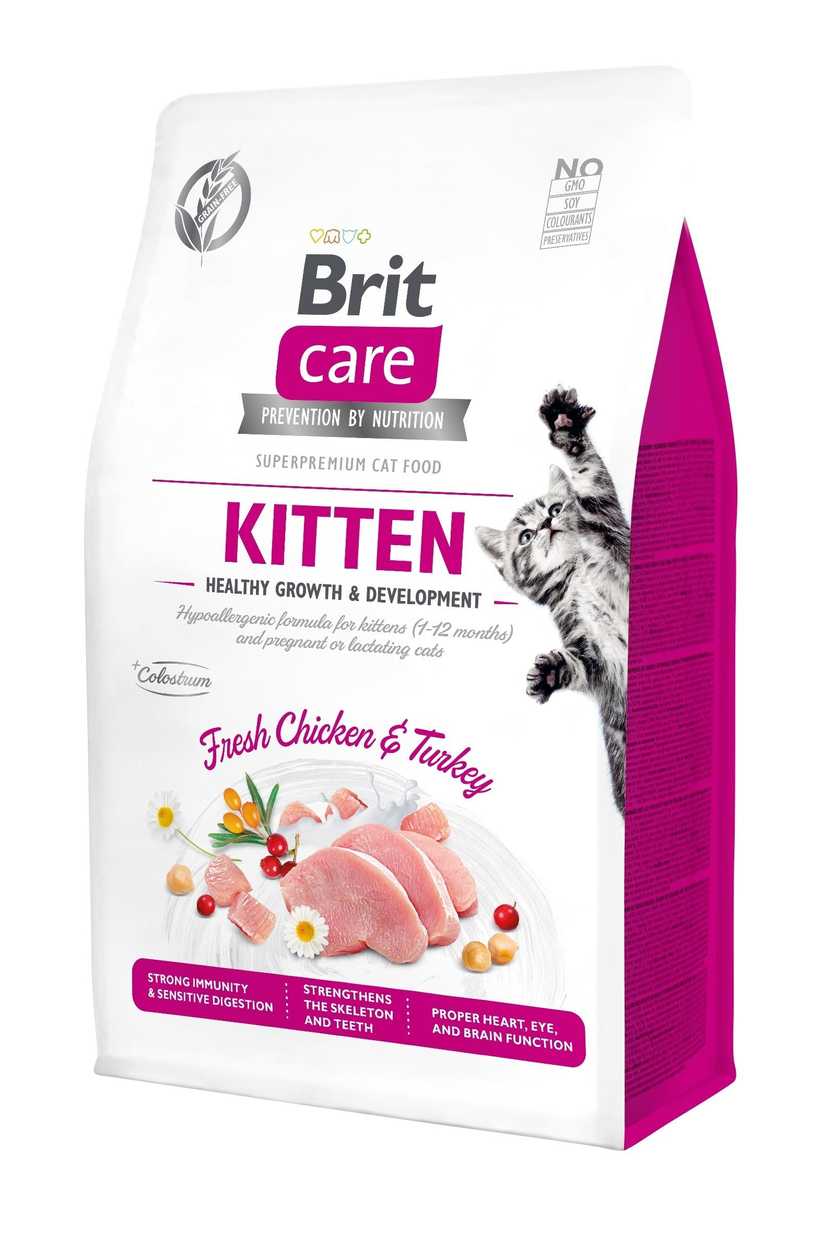 Brit Care Kitten Healthy Growth&Development kassipoja kuivtoit 400 g