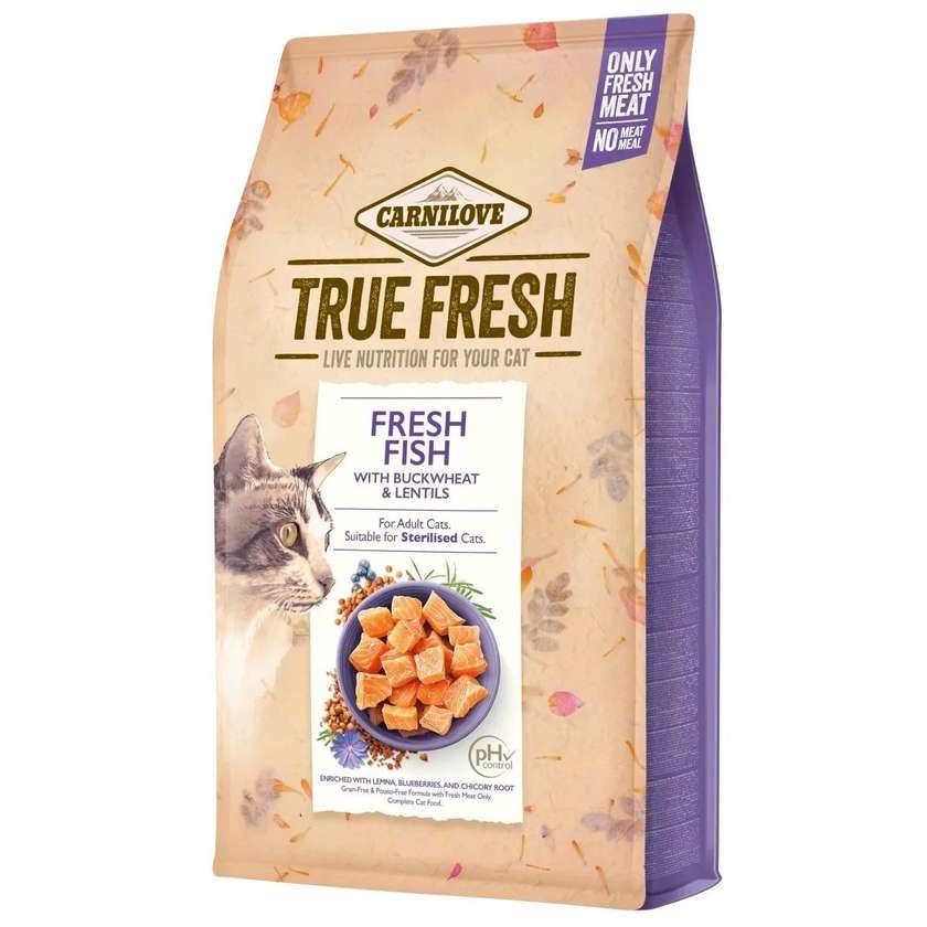 Carnilove True Fresh täissööt kassile kalaga, 340 g