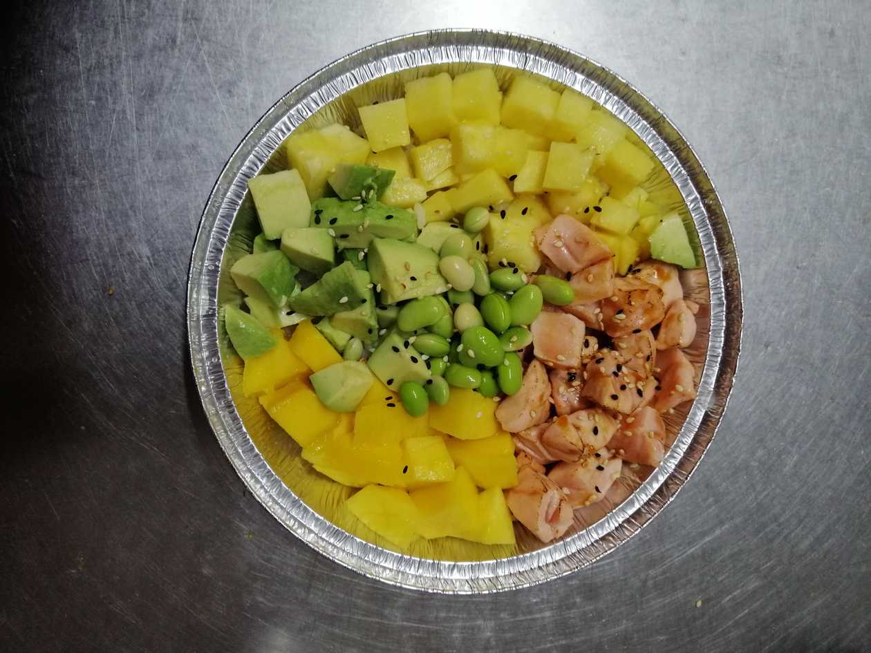 Seared Salmon Poke Bowl
