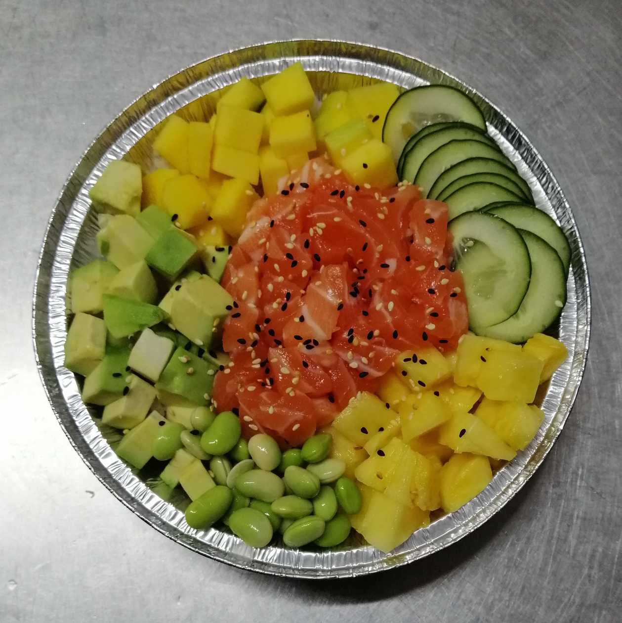 Spicy Salmon Poke Bowl