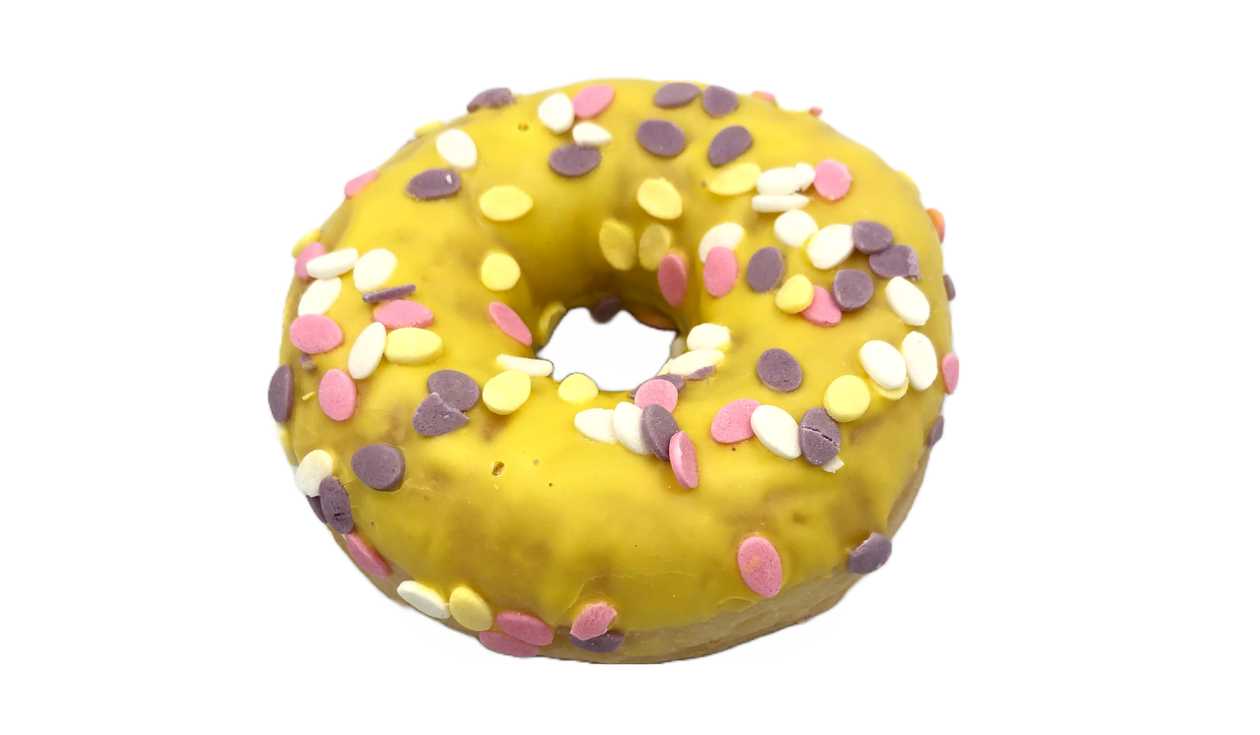 Donut with vanilla filling